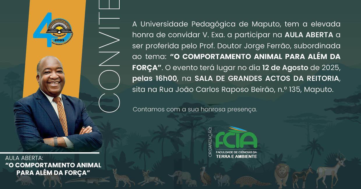 Aula Aberta: O Comportamento Animal para Além da Força