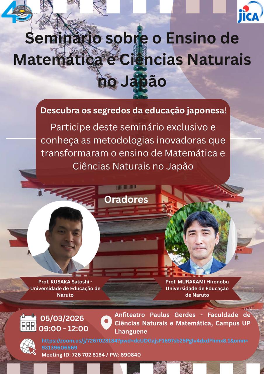 Seminário sobre o Ensino de Matemática e Ciências Naturais no Japão