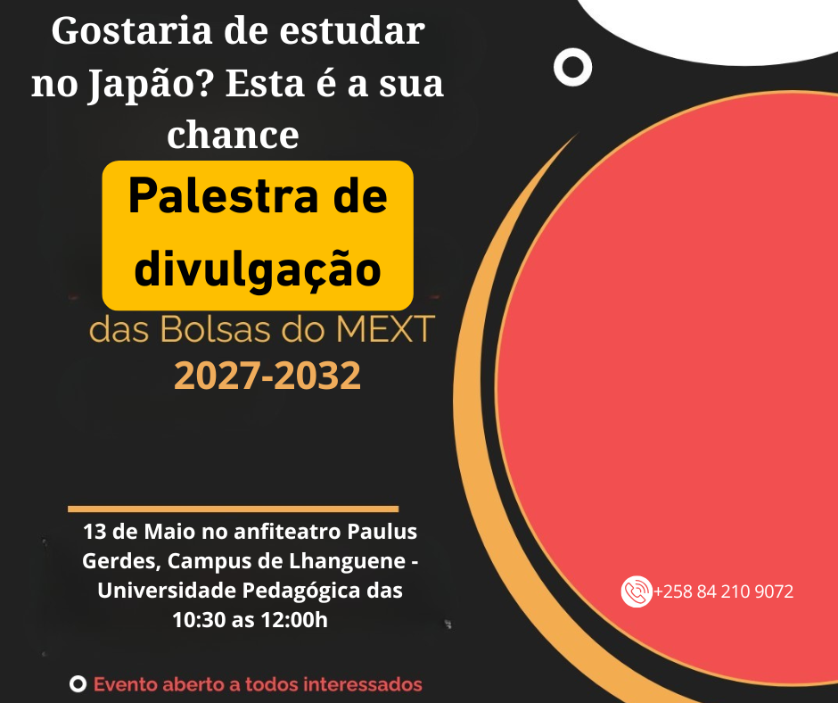 Palestra de Divulgação de Bolsas do MEXT